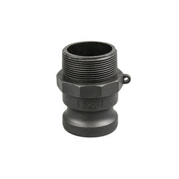 Type F Polypropylene Male Adapter x Male Thread Camlock