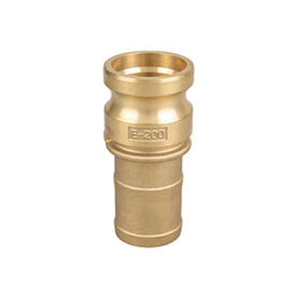Type E Brass/Bronze Male Adapter x Hose Shank Camlock