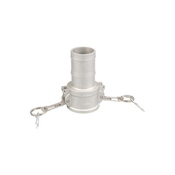 Type C Stainless Steel Female Coupler x Hose Shank Camlock