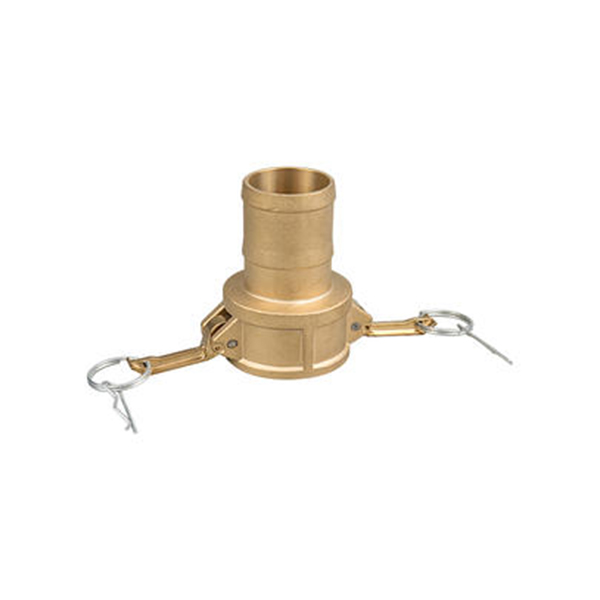 Type C Brass/Bronze Female Coupler x Hose Shank Camlock
