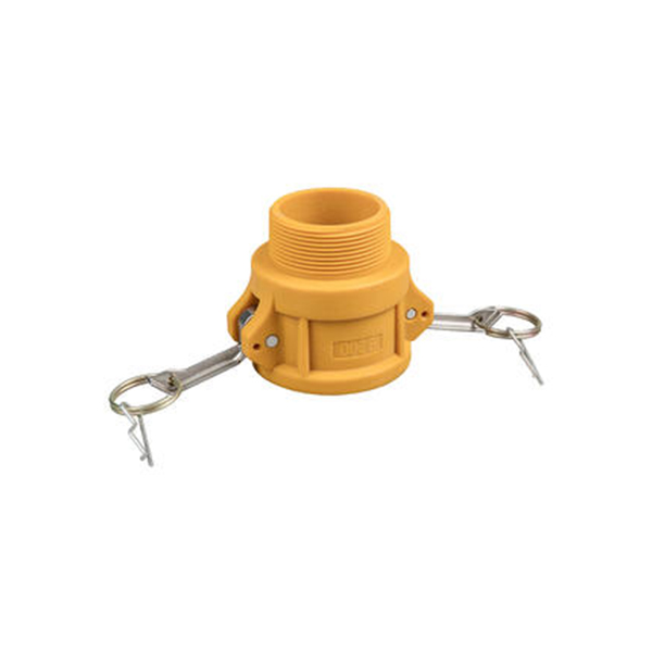 Type B Nylon Female Coupler x Male Thread Camlock